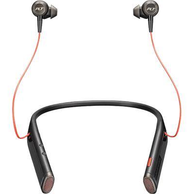 Plantronics Voyager 6200 UC Wireless Stereo Headset Neckband with Noise Cancellation Bluetooth 5.0 with Microphone Black