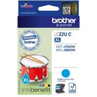 Brother LC22UC Original Ink Cartridge Cyan