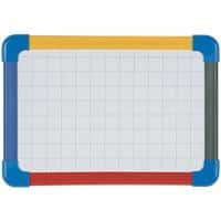 Bi-Office Schoolmate Whiteboard Magnetic Double 29.7 (W) x 21 (H) cm Multicolour