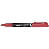 Niceday PBM1.0 Permanent Marker Medium Bullet 1 mm Red Waterproof