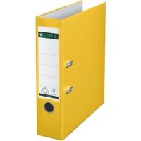 Leitz 180° Wide Lever Arch File A4 82 mm Yellow 2 Rings 1010 PP (Polypropylene) Smooth Portrait