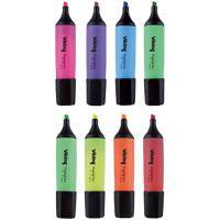 6 Pack Dual Tip Markers (3.4mm Chisel Tip + 1.5mm Round Tip