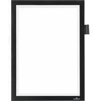 DURABLE DURAFRAME Note A4 Display Frame Adhesive Black PVC (Polyvinyl Chloride) 4993-01 23.5 (W) x 0.5 (D) x 37 (H) cm