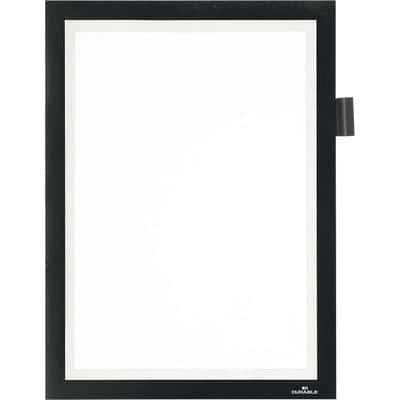 DURABLE DURAFRAME Note A4 Display Frame Adhesive Black PVC (Polyvinyl Chloride) 4993-01 23.5 (W) x 0.5 (D) x 37 (H) cm