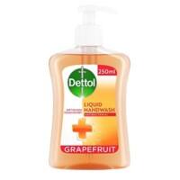 Dettol Hand Soap Antibacterial Liquid Grapefruit Orange 250 ml
